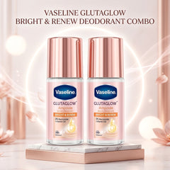 Vaseline GlutaGlow Bright & Renew Ampoule Serum Deodorant Combo