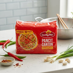 Lucky Me Pancit Canton Sweet and Spicy 60g Pack of 6