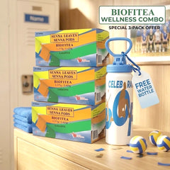 BIOFITEA Herbal Tea Senna Leaves & Senna Pods – 30 Teabags × 3PCS (COMBO)