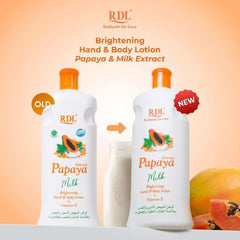 RDL Papaya Milk Brightening Hand & Body Lotion with Vitamin E – 600ml