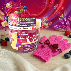 A Bonné Berrylicious Bliss Velvet Sugar Crush + FREE Finger Bath Towel Gloves