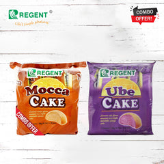 Regent Combo Pack -  Mocca Cake (20g x 10pcs) + Ube Cake (20g x 10pcs)