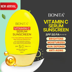 Bonita Vitamin C Serum Sunscreen SPF50 PA++++ (50ml)