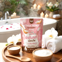 Joji Secret Young Gluta Milky Spa Bubble Soap – 100g