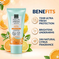 Avon Feelin Fresh Quelch Citrus Fresh Anti-perspirant Deodorant Cream - 50g
