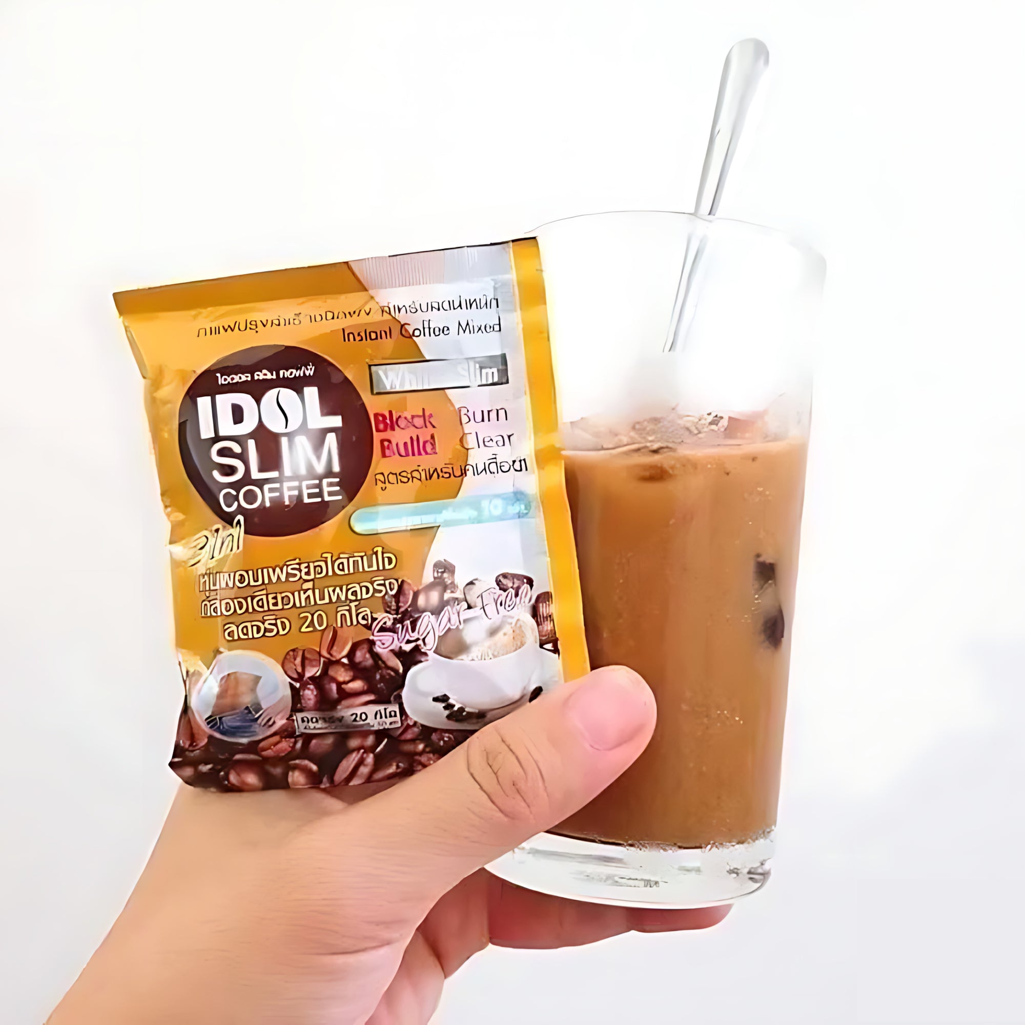 Idol Slim Coffee 3in1 – Weight Loss Coffee from Thailand 10 sachets (15g each)