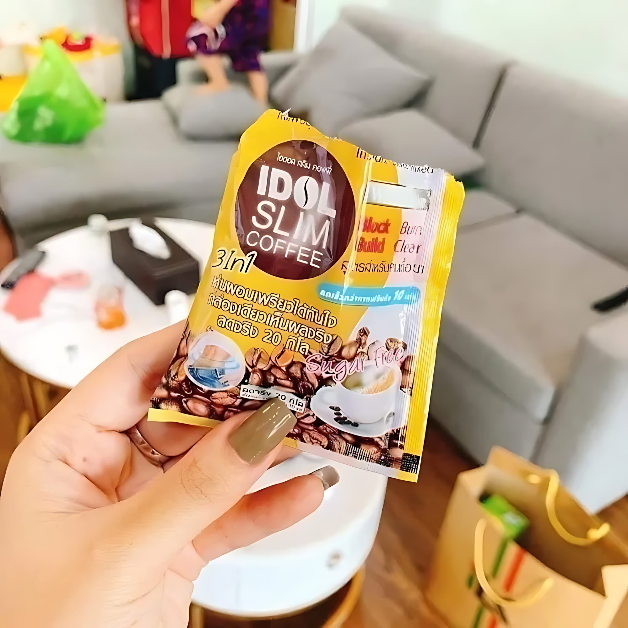 Idol Slim Coffee 3in1 – Weight Loss Coffee from Thailand 10 sachets (15g each)