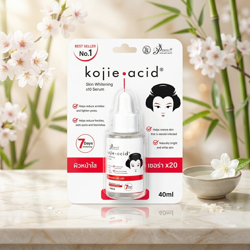 Perfect Skin Lady Kojie Acid Skin Whitening X10 Serum – 40ml