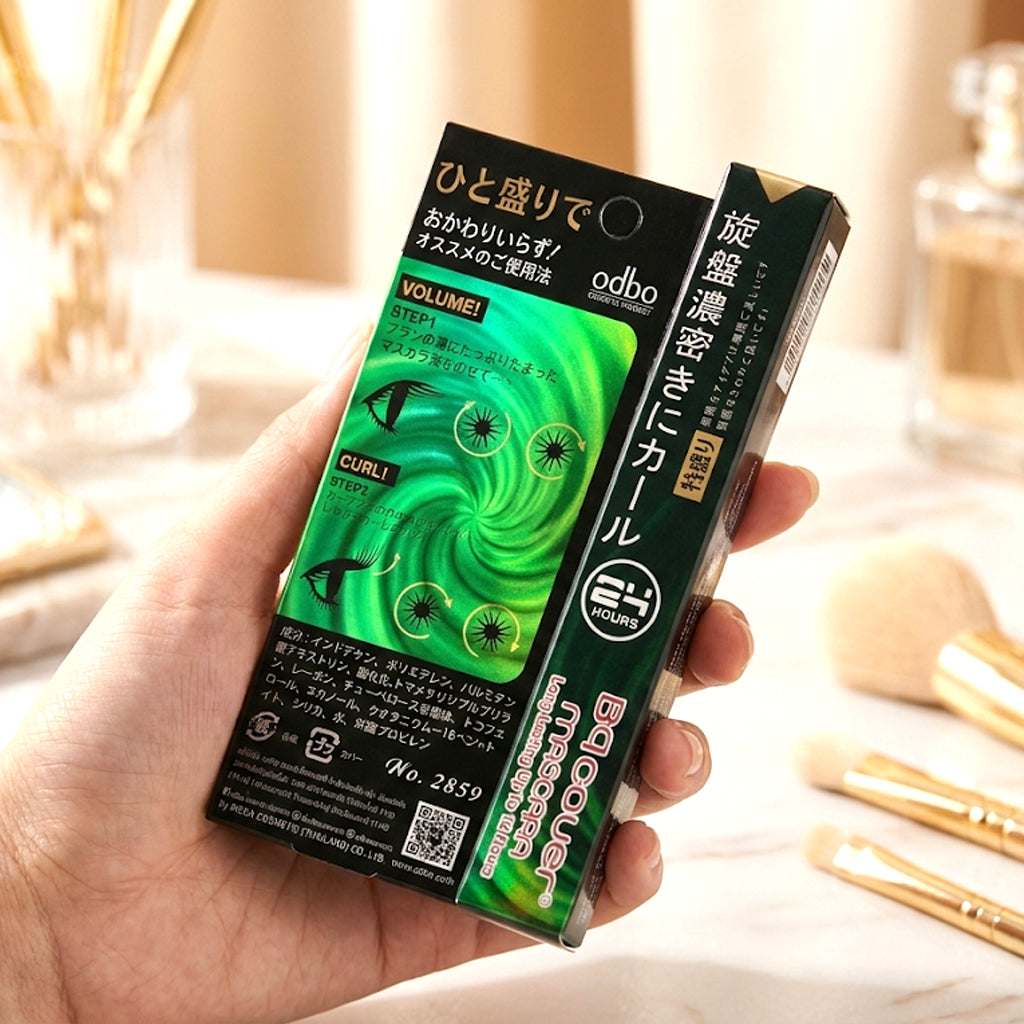 ODBO BQ Cover Mascara – Black (Lengthening & Volumizing) - 10ml