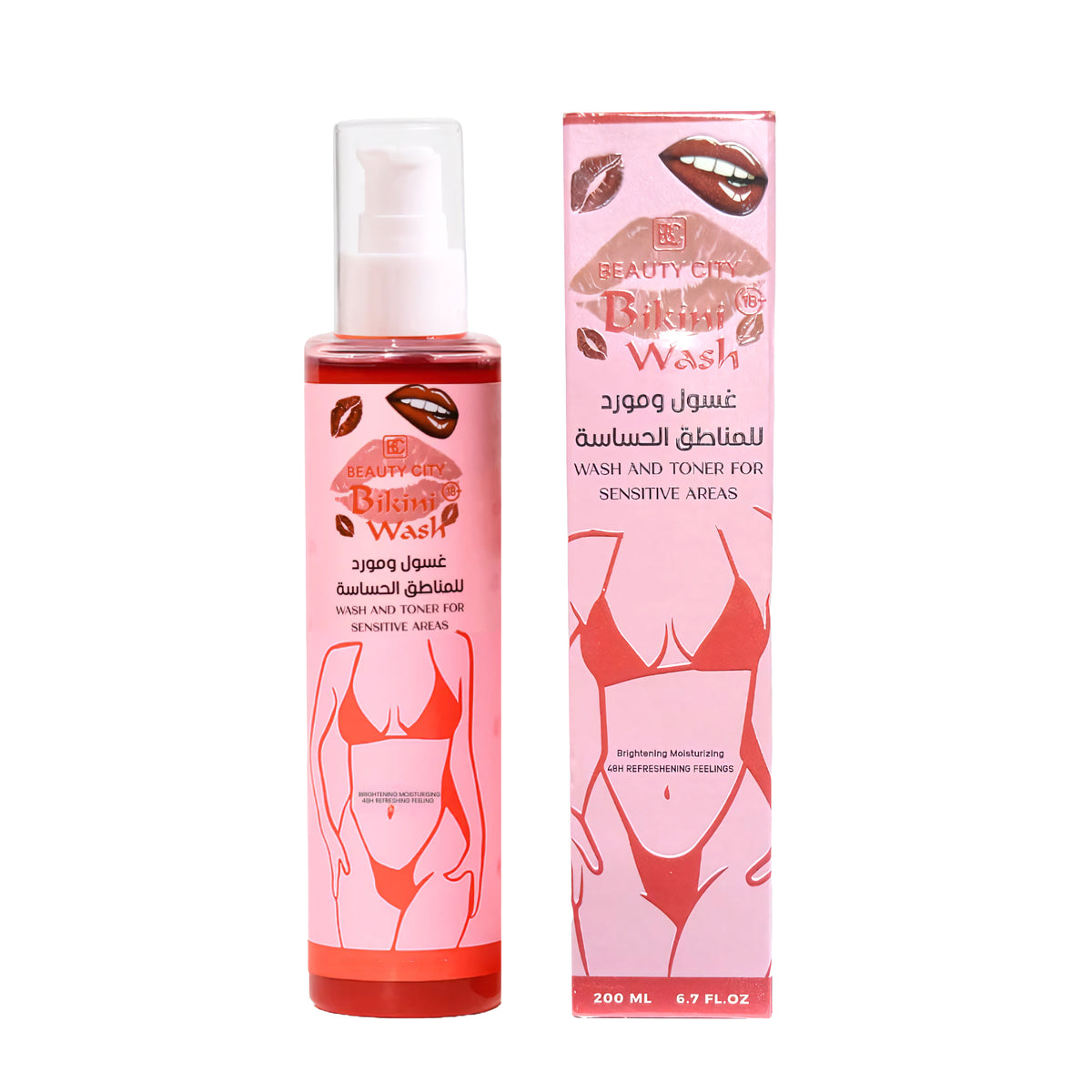 Beauty City Bikini Wash – Wash & Toner for Sensitive Areas (200ml)