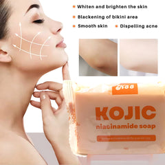 K88 Kojic Niacinamide Soap – Skin Brightening & Even-Tone Formula (70g)