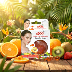 8888 Vitamin C & E Brightening Capsules Serum - 30 Capsules