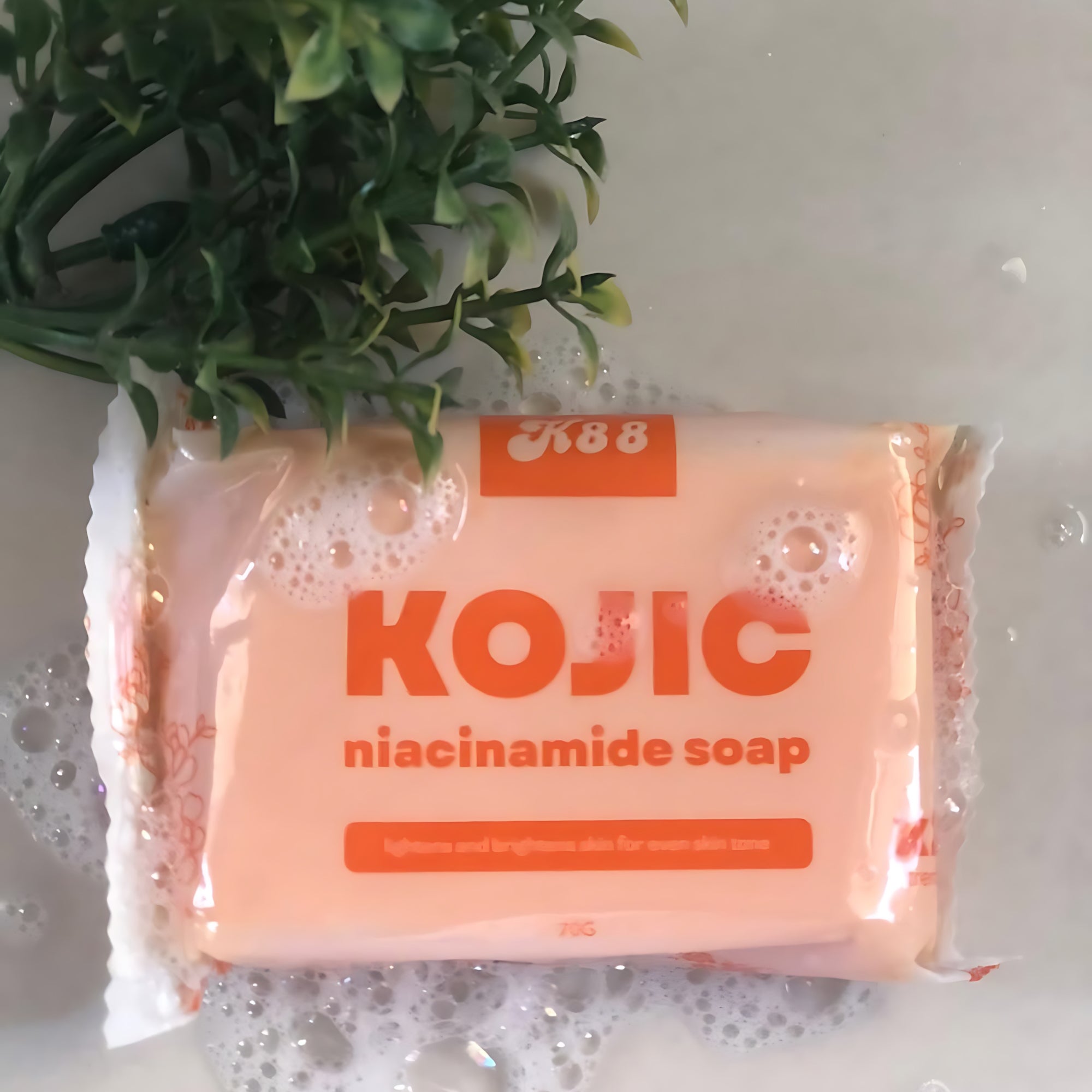 K88 Kojic Niacinamide Soap – Skin Brightening & Even-Tone Formula (70g)