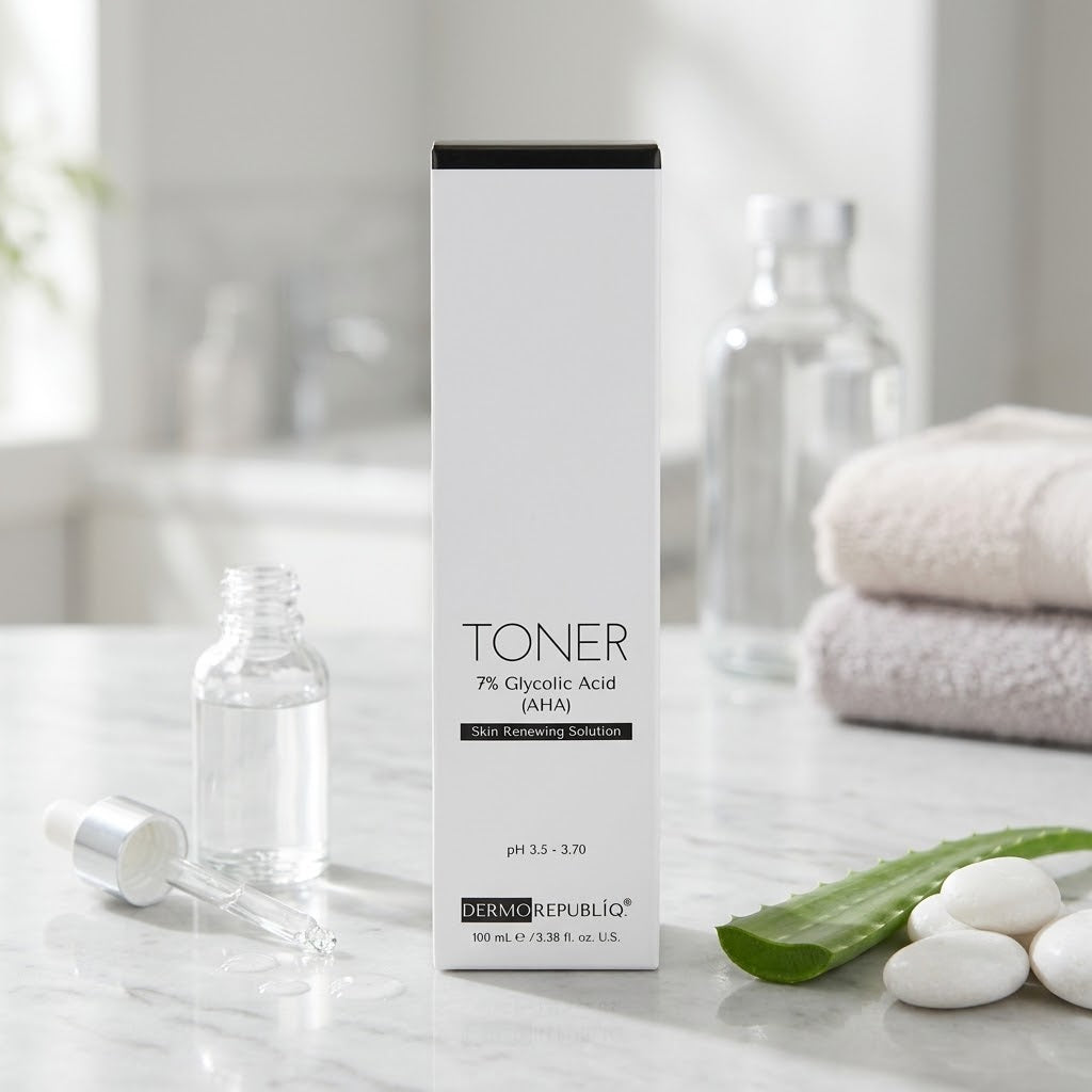 Dermorepubliq 7% Glycolic Acid AHA Skin Renewing Toner – 100ml
