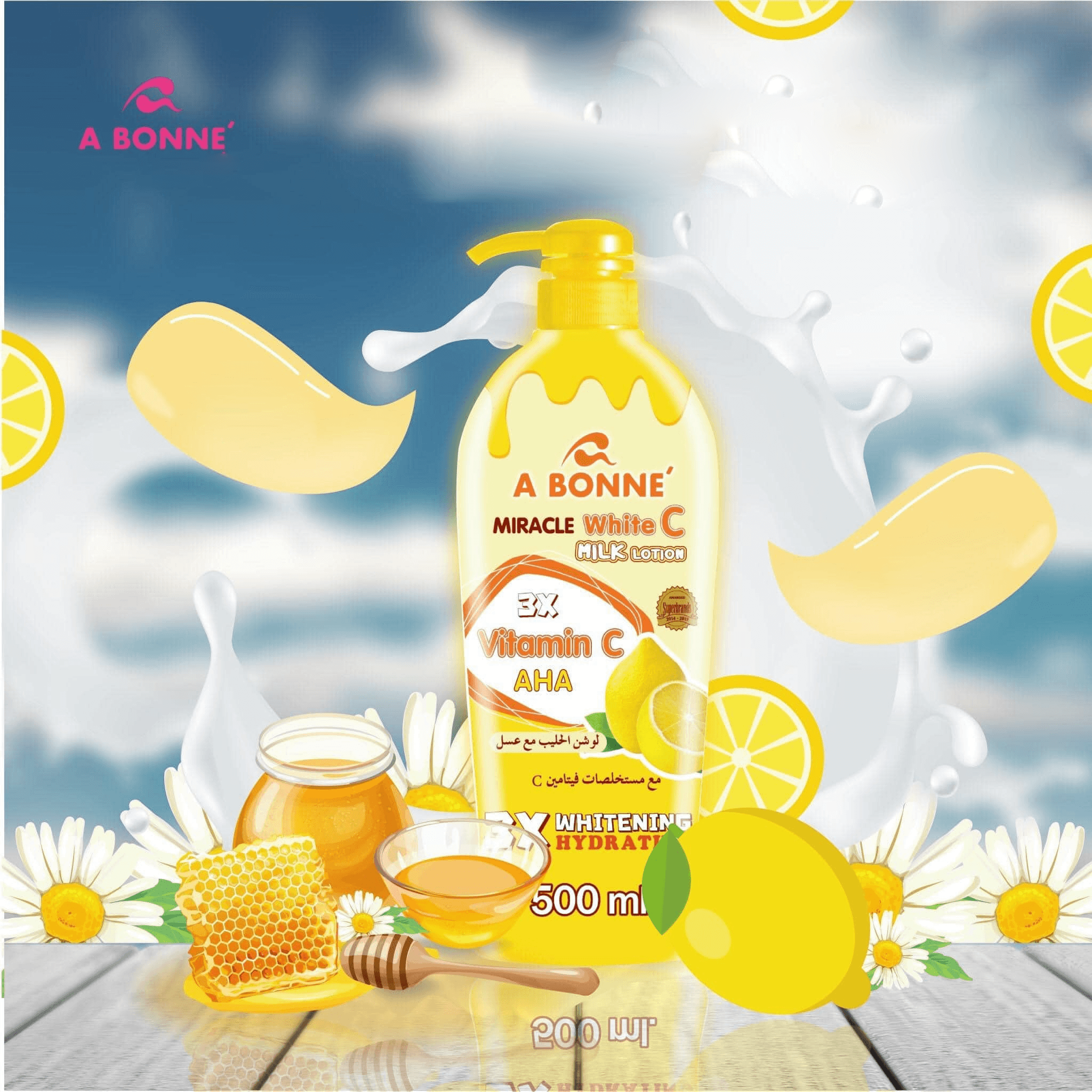 A Bonne Miracle White C Milk Lotion 3x Vitamin C AHA 500ml Sige a-bonne-miracle-white-c-milk-lotion-3x-vitamin-c-aha-500ml-sige