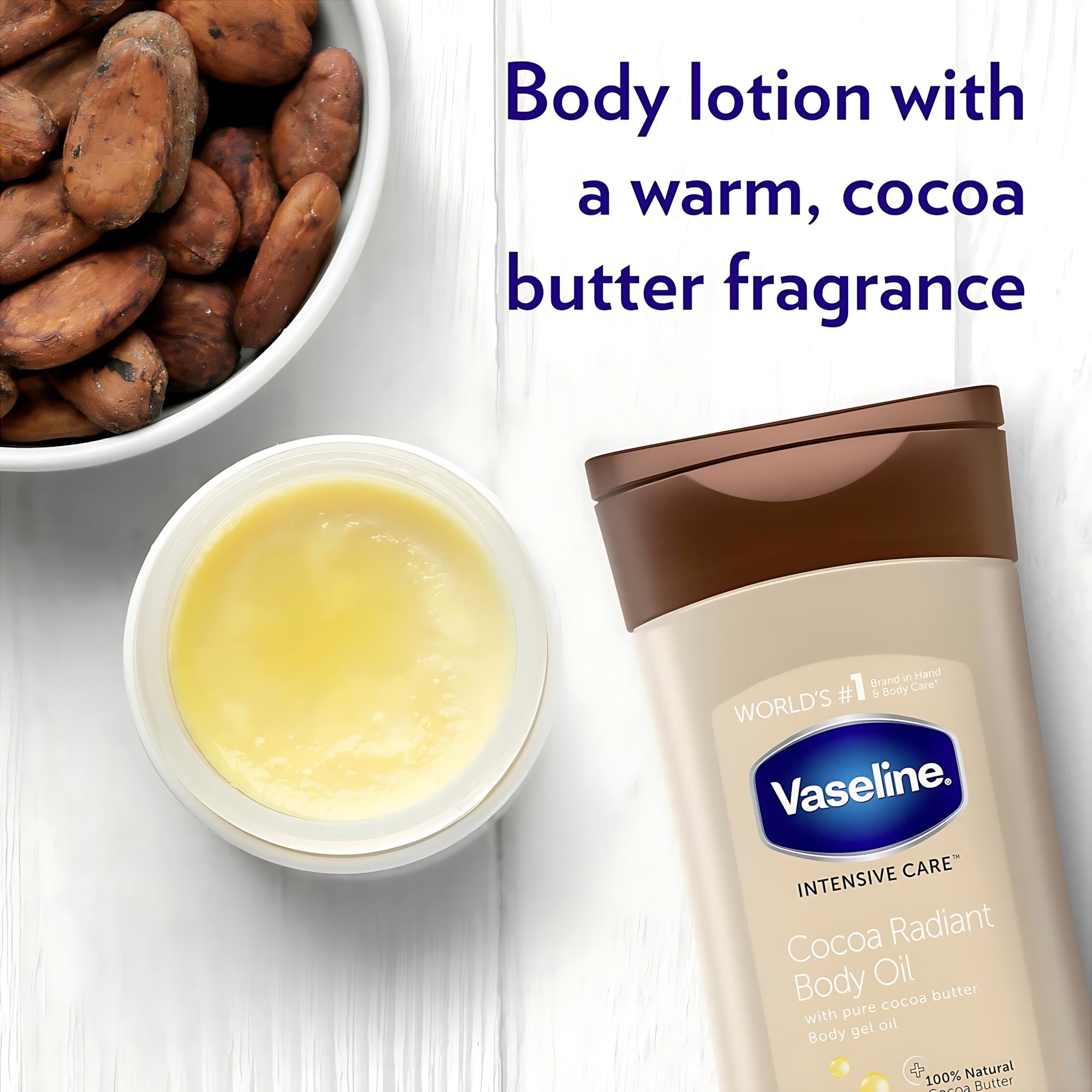 Vaseline Intensive Care Cocoa Radiant Body Oil – 200ml