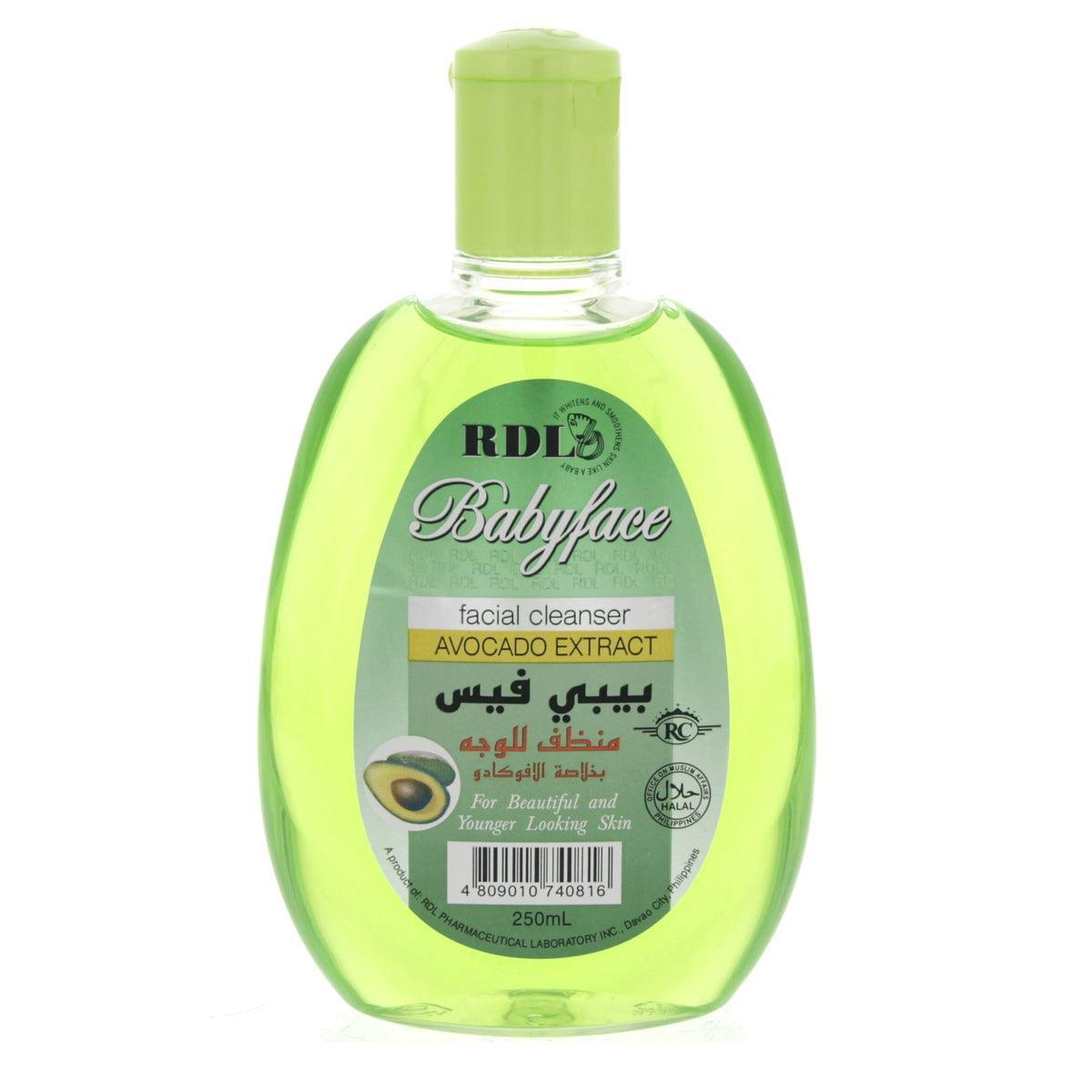 Babyface Facial Cleanser Avocado Extract 250ml - RDL - Pinoyhyper