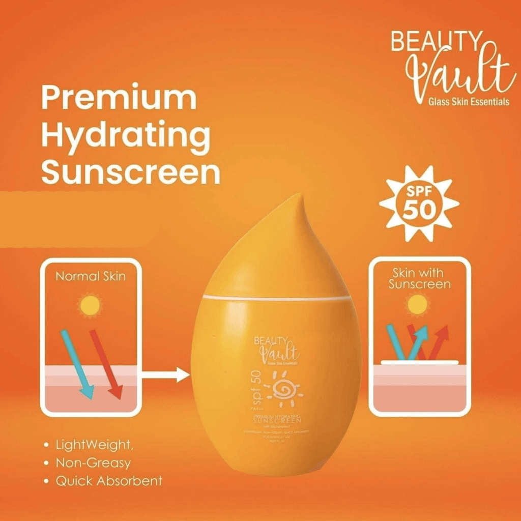 Beauty Vault Premium Hydrating Sunscreen spf 50 - 50g - Pinoyhyper