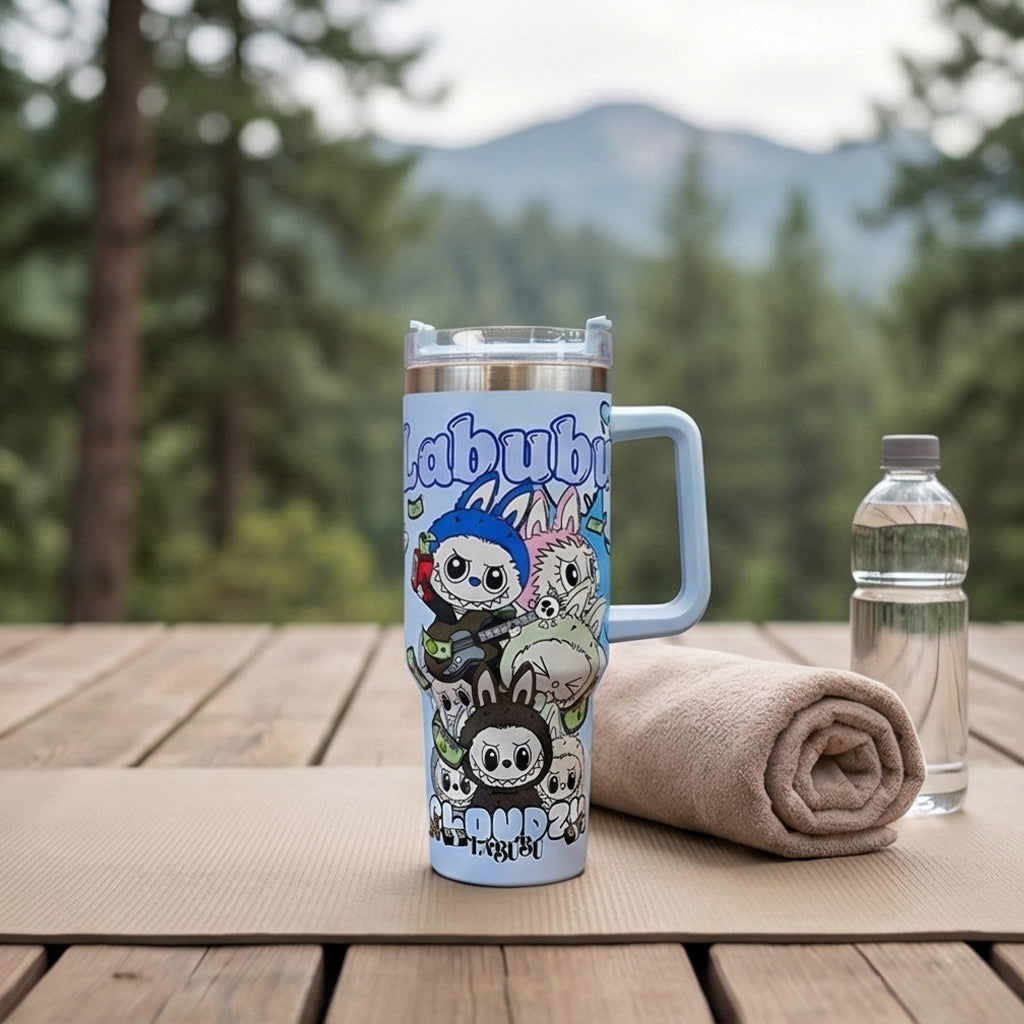 Stainless Steel Insulated  Labubu Tumbler- 1200ml