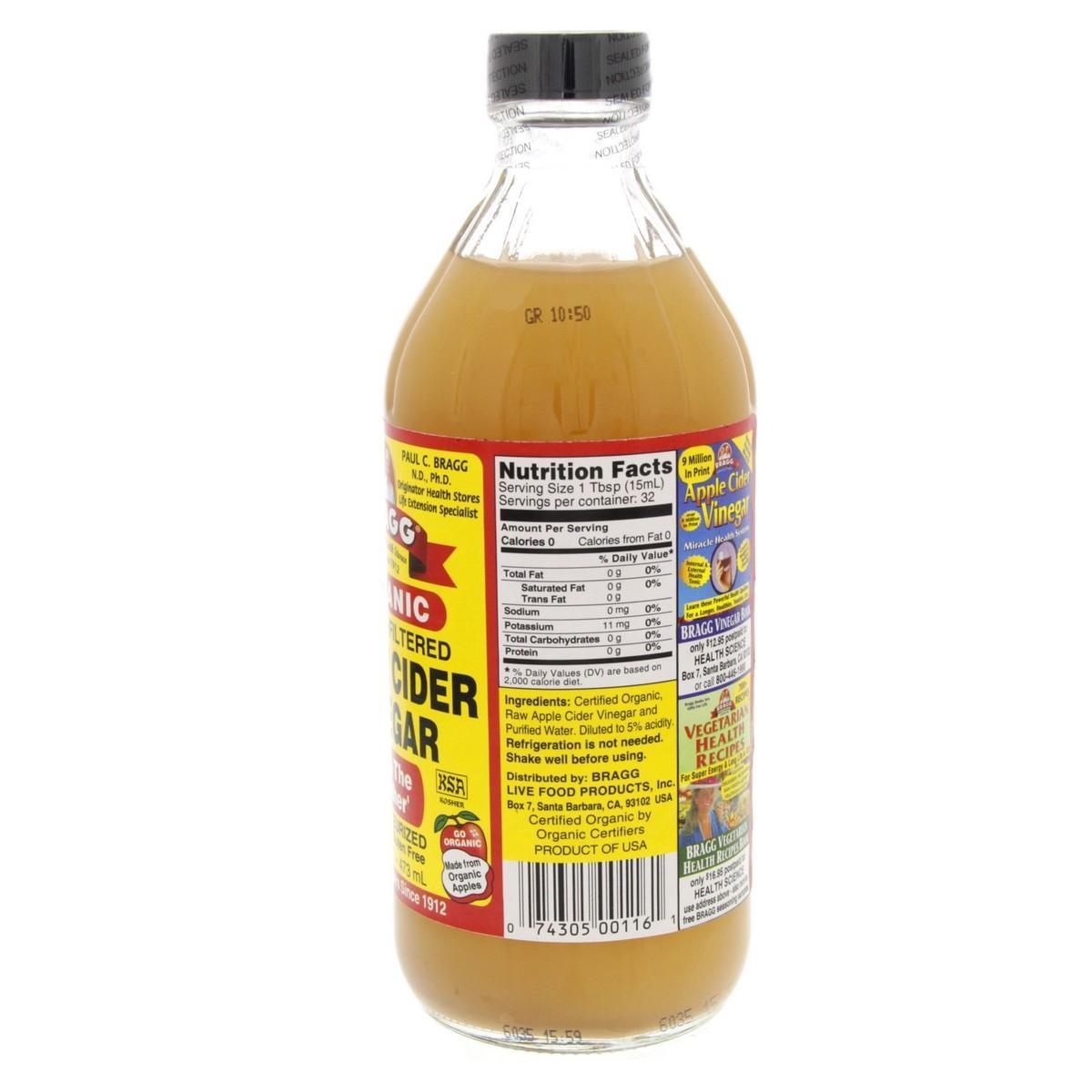 Bragg Organic Raw Apple Cider Vinegar 473ml - Pinoyhyper