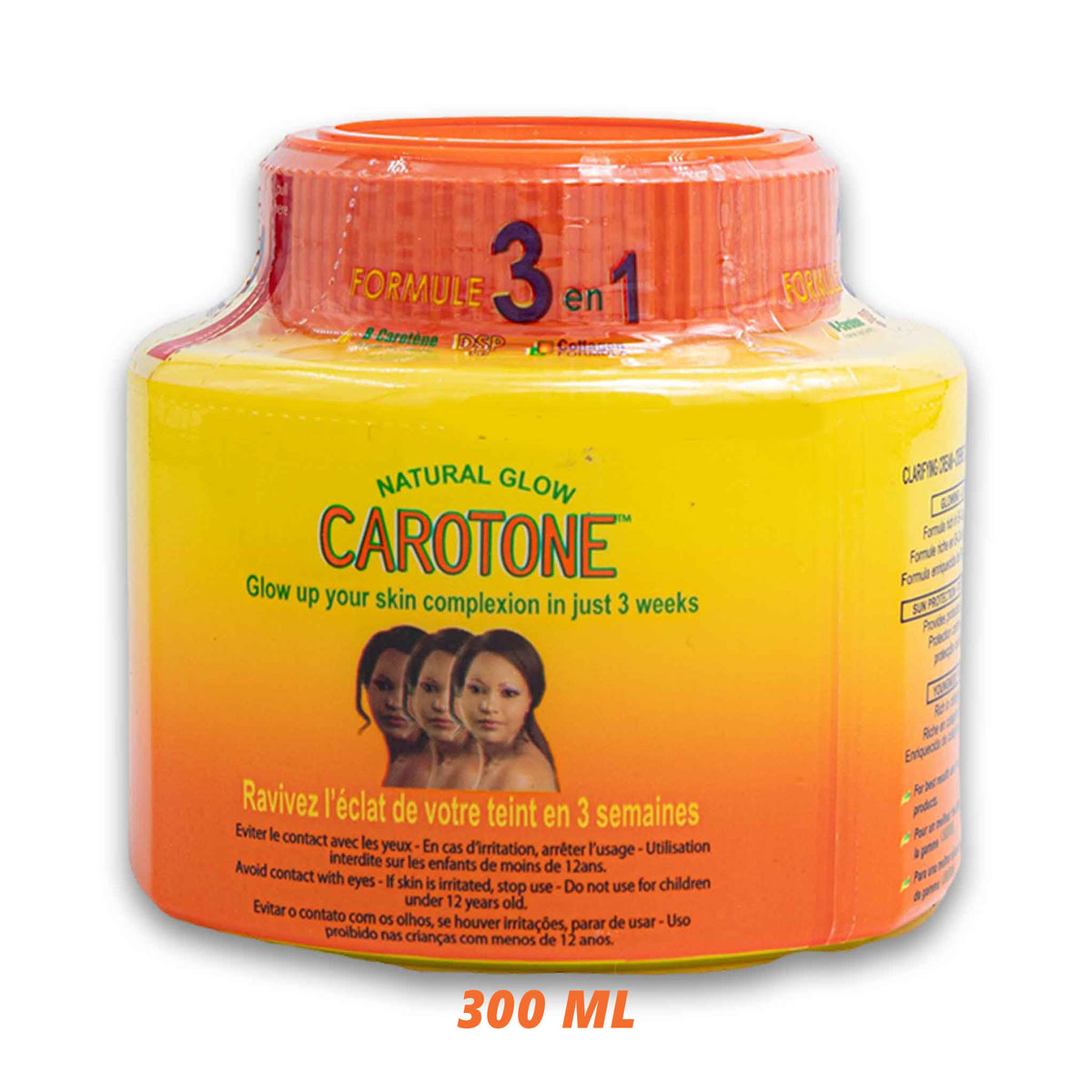 Carotone Natural Glow Clarifying Cream - 300 ml