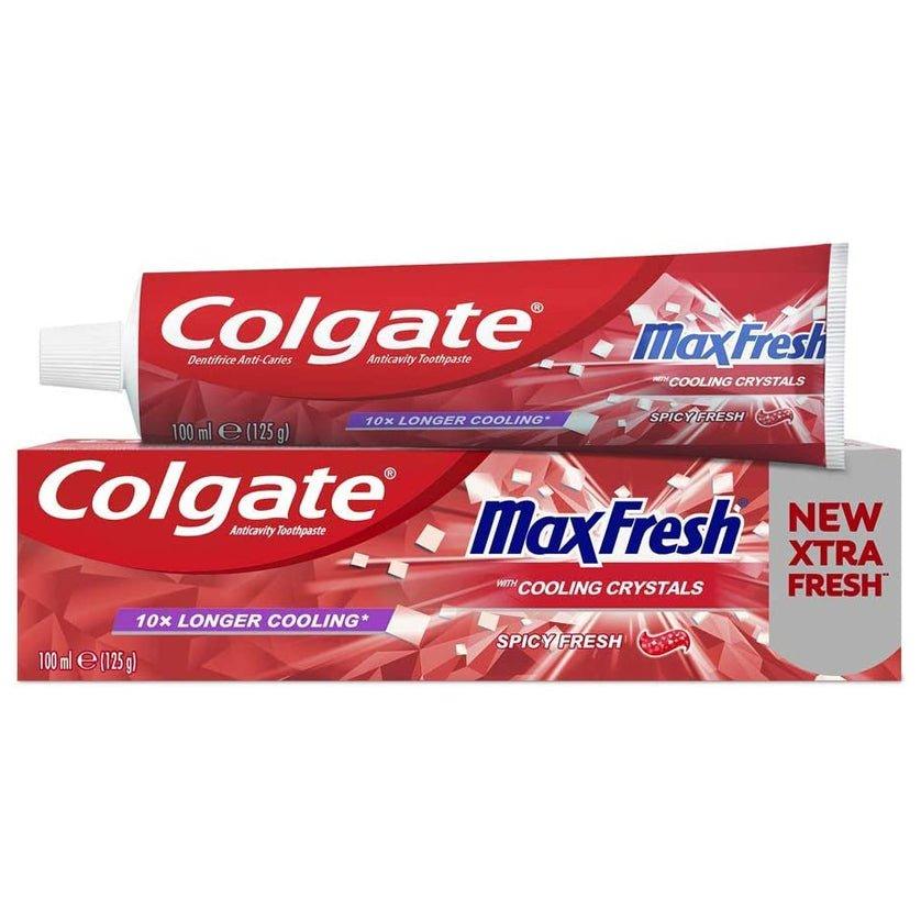 Colgate Reed Toothpaste Colgate Max Fresh Spicy Gel Toothpaste Red -100ml – Sige Mart UAE