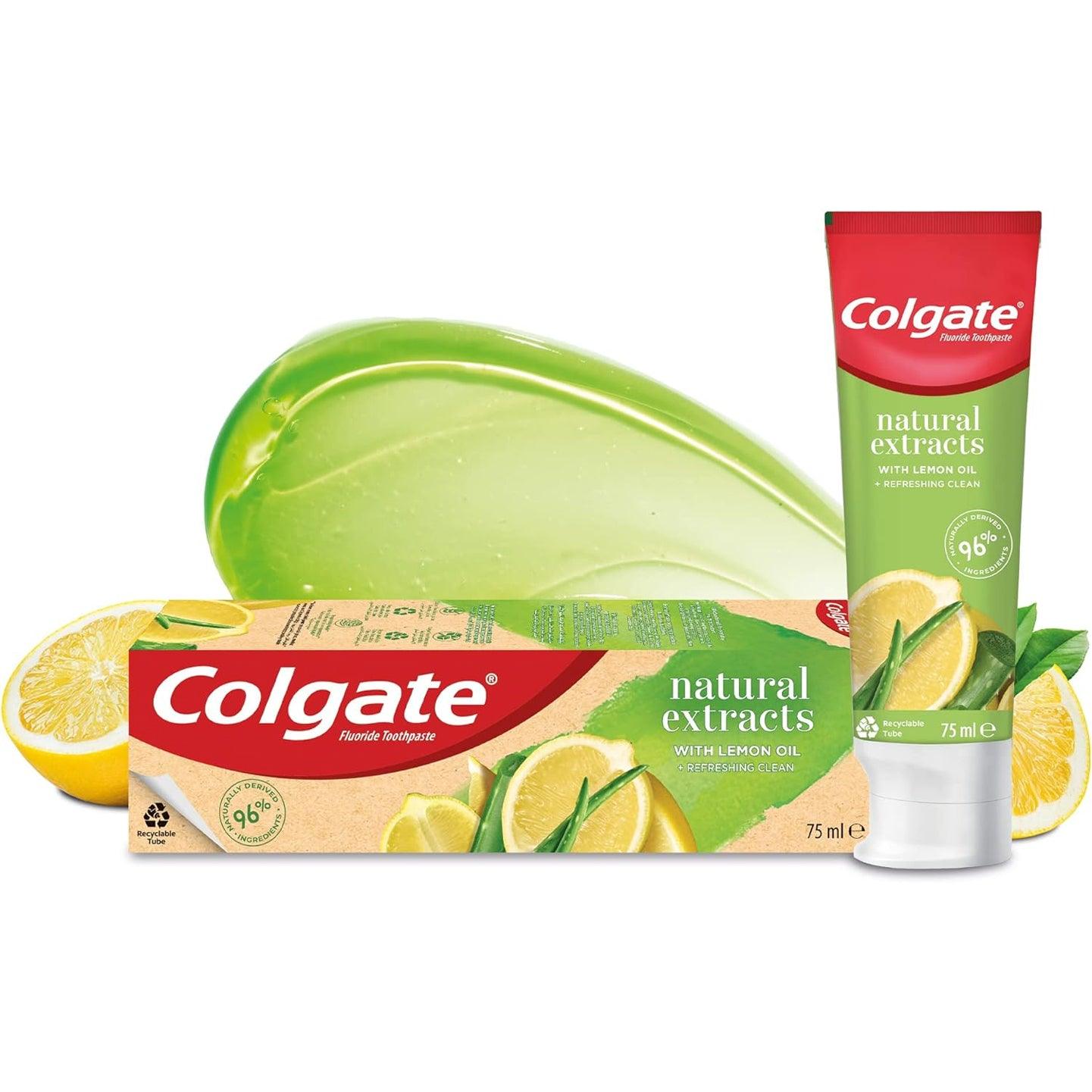 Colgate Toothpaste Naturals Extracts With Lemon Oil - 75g – Sige Mart UAE