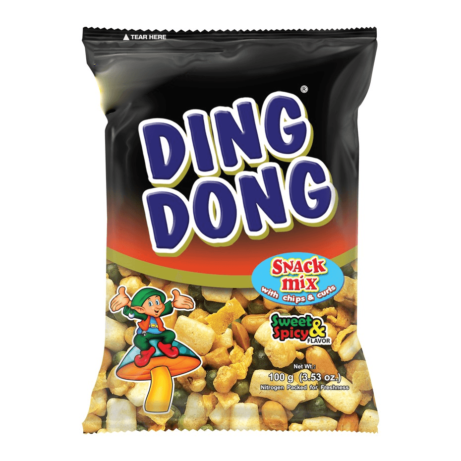 Ding Dong Sweet & Spicy Snack Mix 100gm dingdong - Pinoyhyper