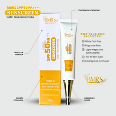 BMRS Sunscreen With Niacinamide SPF 50 PA+++ - 30g