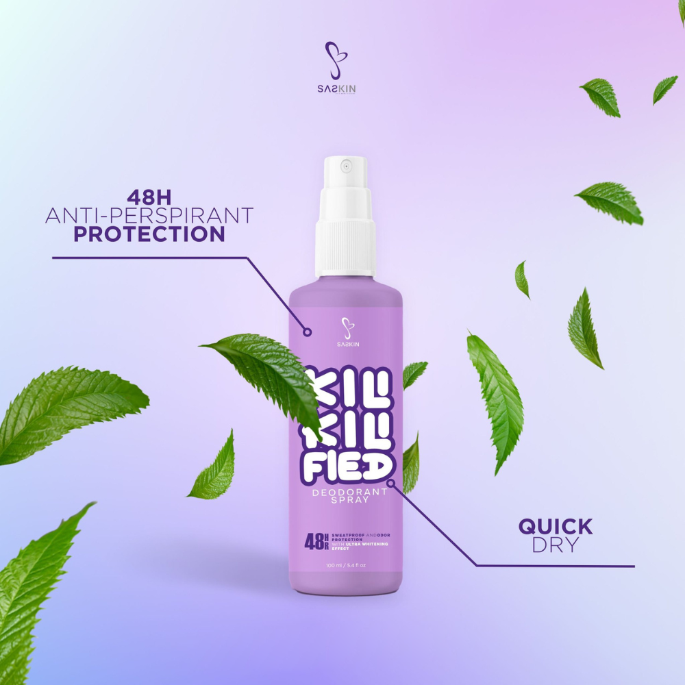 Saskin Kili Kili Fied Deodorant Spray - 60ml