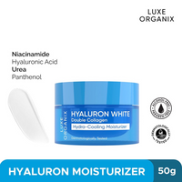 Luxe Organix Hyaluron White Double Collagen Hydra-Cooling Moisturizer 50g