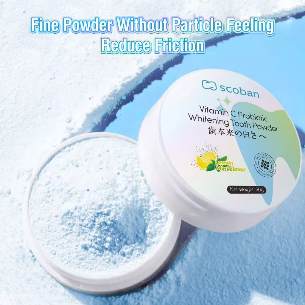 Scoban Vitamin C Probiotic Whitening Tooth Powder - 50g