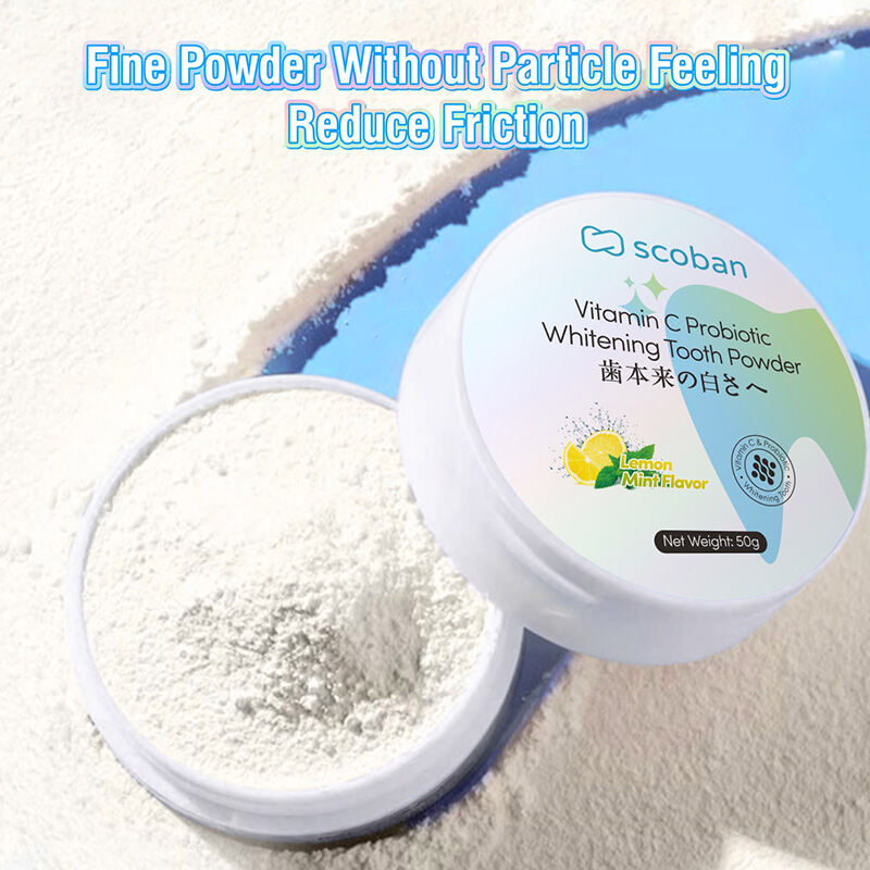 Scoban Tooth Powder Scoban Vitamin C Probiotic Whitening Tooth Powder - 50g – Sige Mart UAE