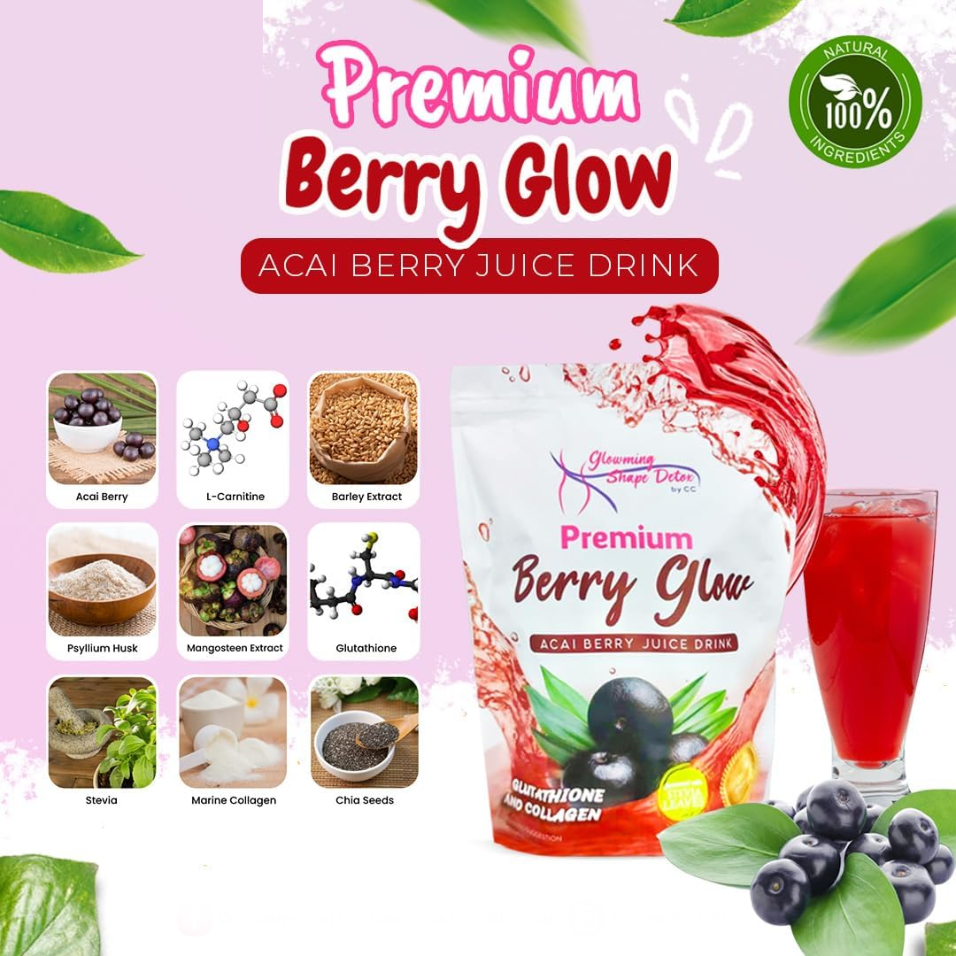 Premium Berry Glow Acai Berry Juice Drink - 200g