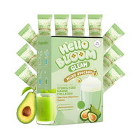 Hello Bloom Gleam Milky Avocado Collagen Beauty Supplement