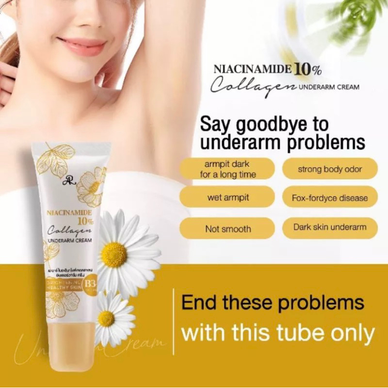 AR Niacinamide 10% Underarm Brightening Cream - 15g