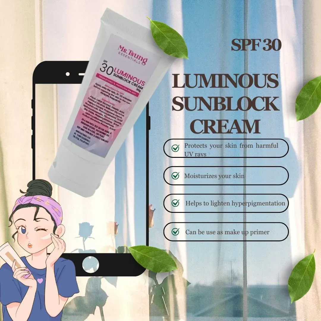 Ms. Tsung Essentials Luminous Sunblock SPF 30 - 30g