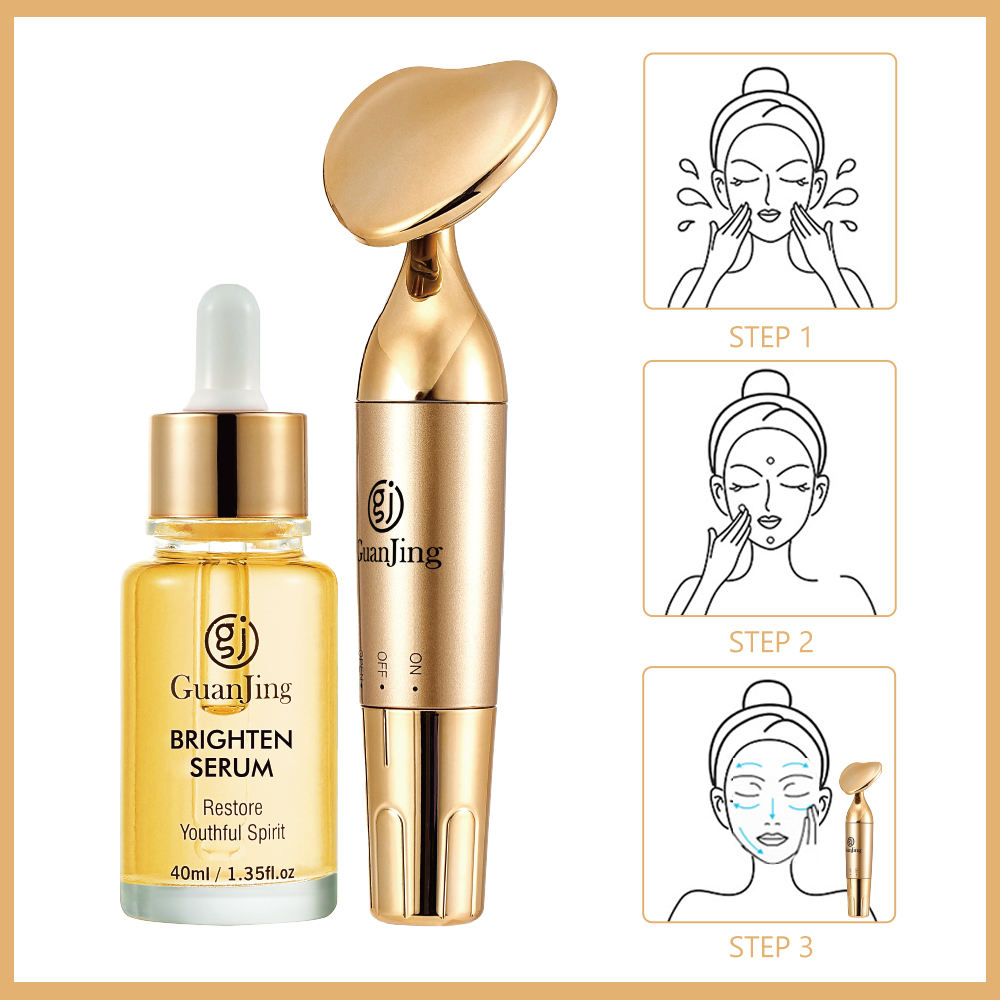 Guanjing Nourishing Brighten Face Repair Set - GJ7207