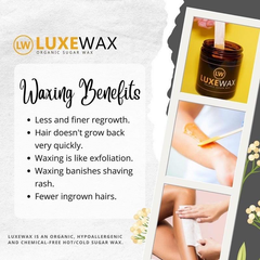 Luxe Wax Organic Sugar Wax - 350g