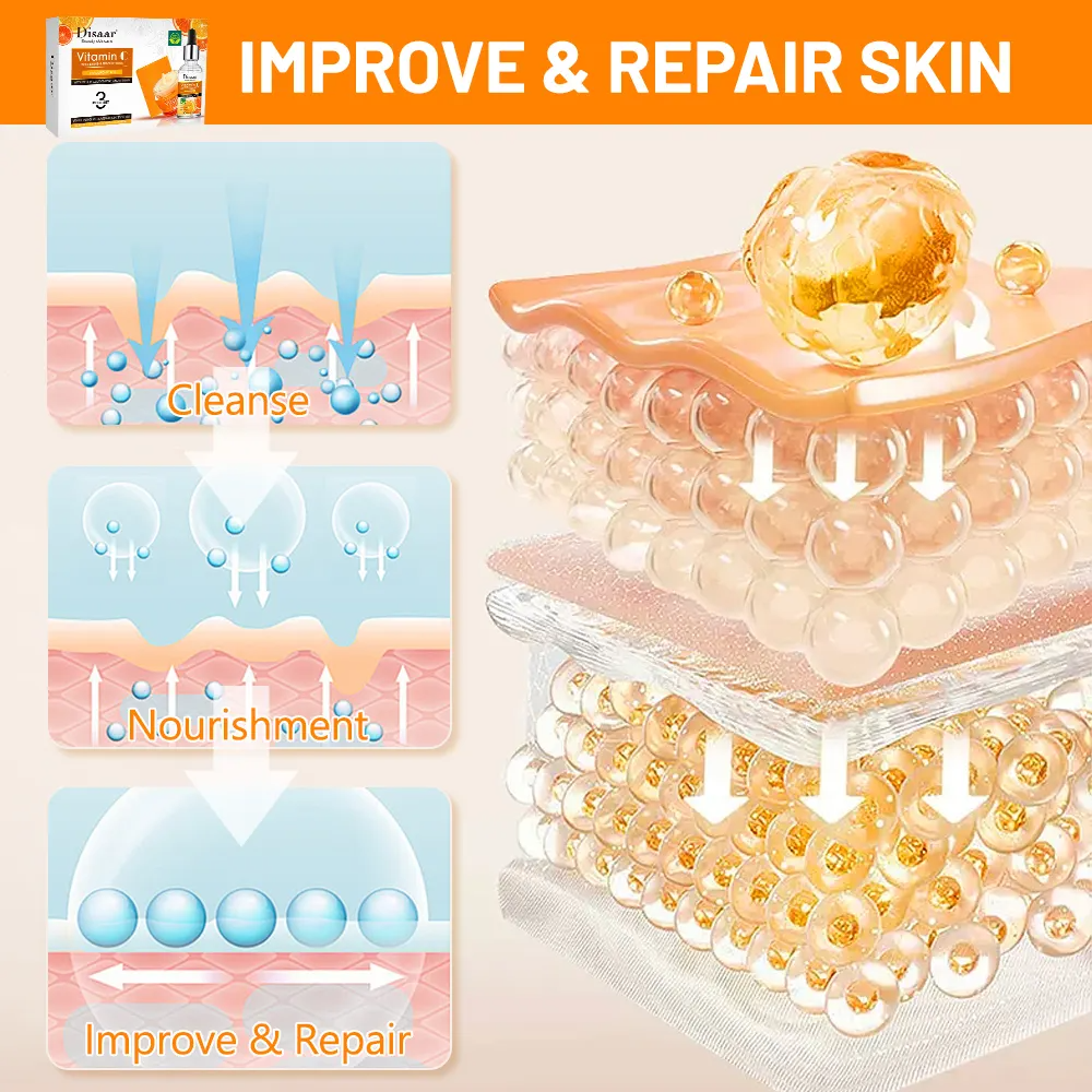 Disaar Vitamin C Whitening & Brightening 3Pcs Set