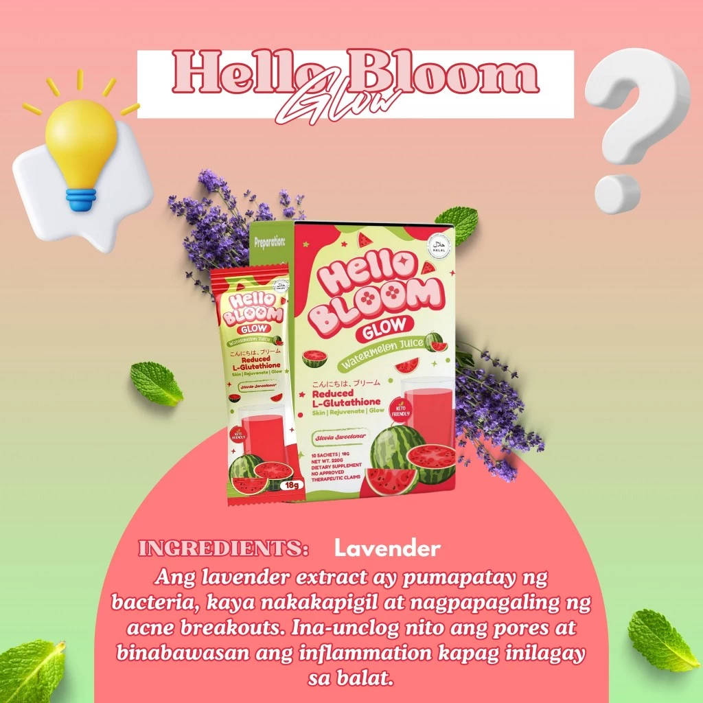 Hello Bloom Glow Watermelon Juice - 180g