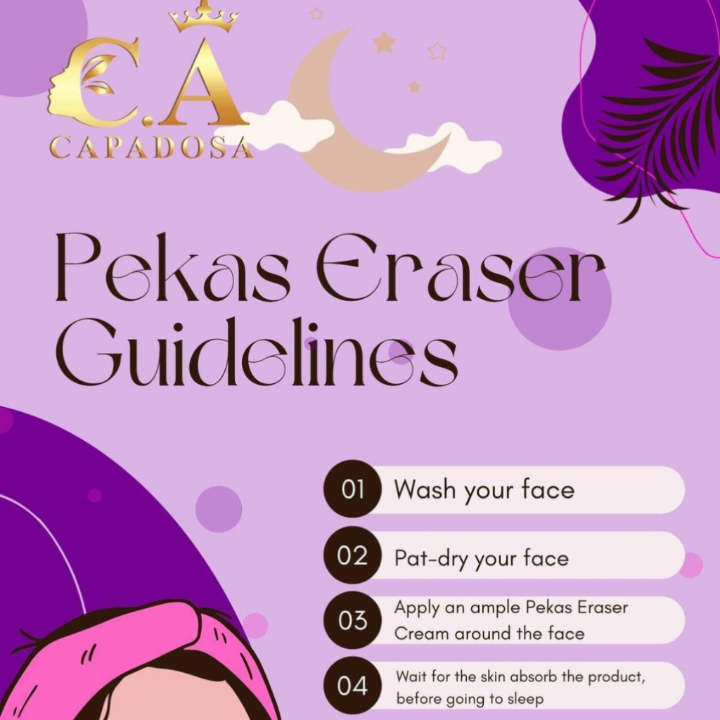 Capadosa Pekas Eraser Cream - 10g