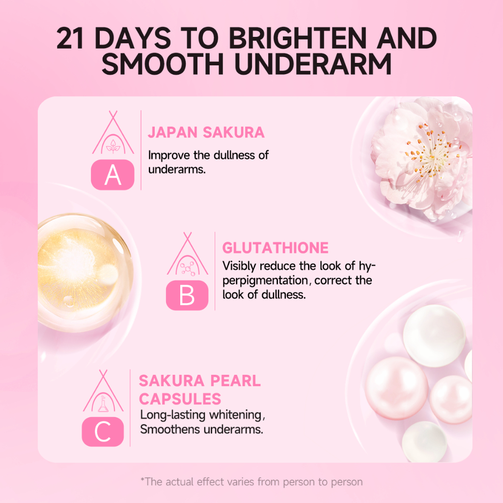 Lunoon Sakura Gluta Brightening Underarm Cream - 30g