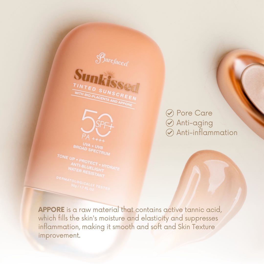 Barefaced Sunkissed Tinted Sunscreen SPF50+ PA+++ 50g