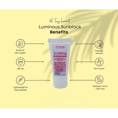 Ms. Tsung Essentials Luminous Sunblock SPF 30 - 30g