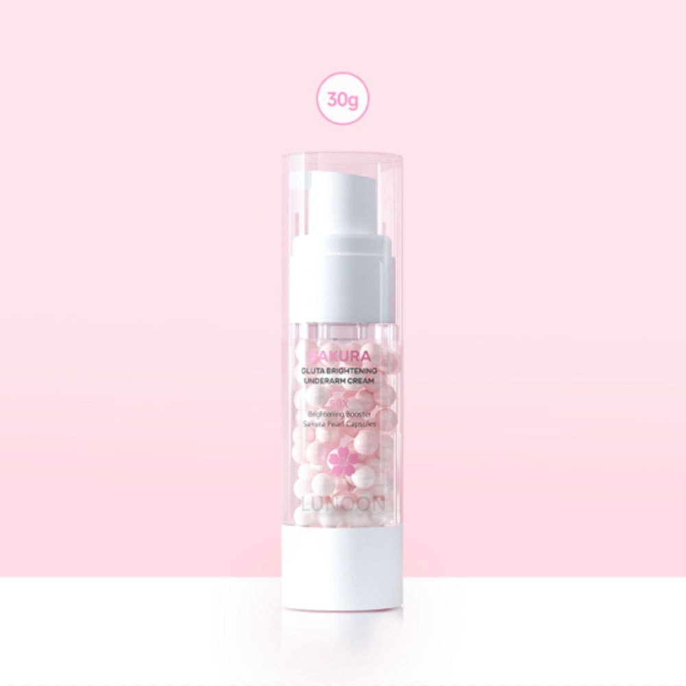 Lunoon Sakura Gluta Brightening Underarm Cream - 30g