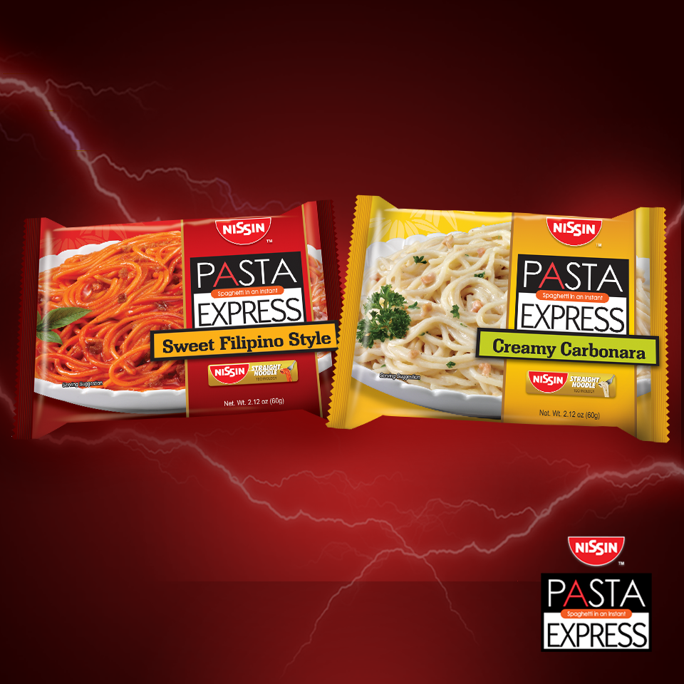 Nissin Pasta Express Spaghetti In An Instant Sweet Filipino Style - 60g