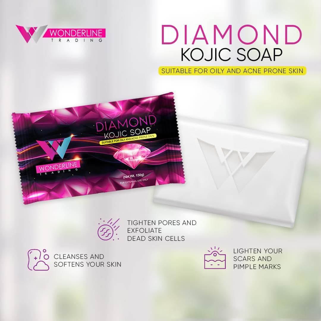 Wonderline Diamond Kojic Soap - 150g