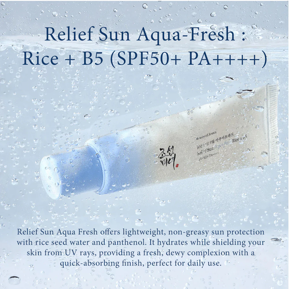Beauty Of Joseon Relief Sun Aqua-Fresh Rice + B5 SPF50+ PA++++ - 50ml
