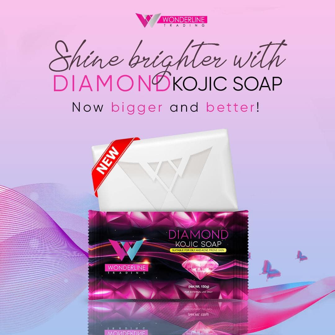 Wonderline Diamond Kojic Soap - 150g